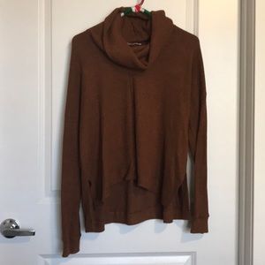 SOLD! The Softest Rust Lush Cow Neck Sweater